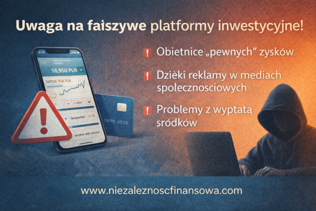Fałszywe platformy inwestycyjne 
